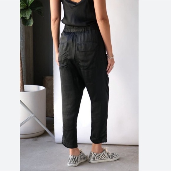 Nili Lotan Safi Pants Pull On Drawstring Wool Blend Excellent $450. Size S - Picture 7 of 8